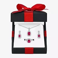 Gemstone Sterling Silver 3-pc. Jewelry Set