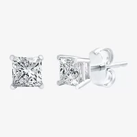 Ever Star (F / Vs2) 1 1/2 CT. T.W. Lab Grown White Diamond 14K White Gold Stud Earrings