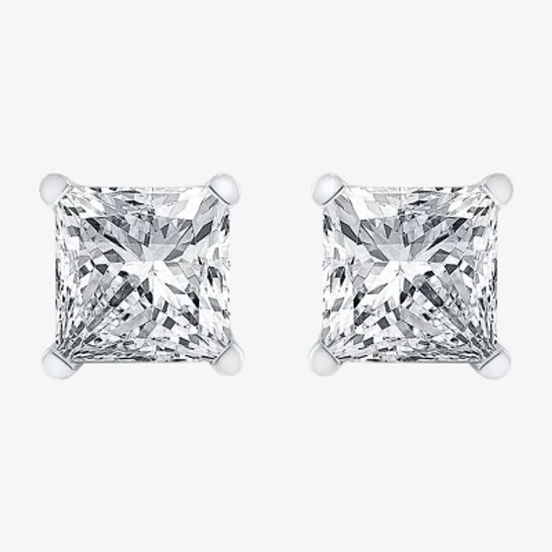 Ever Star (F / Vs2) 1 1/2 CT. T.W. Lab Grown White Diamond 14K White Gold Stud Earrings
