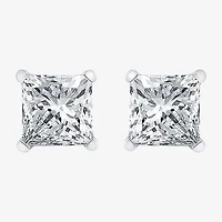 Ever Star (F / Vs2) 1 1/2 CT. T.W. Lab Grown White Diamond 14K White Gold Stud Earrings