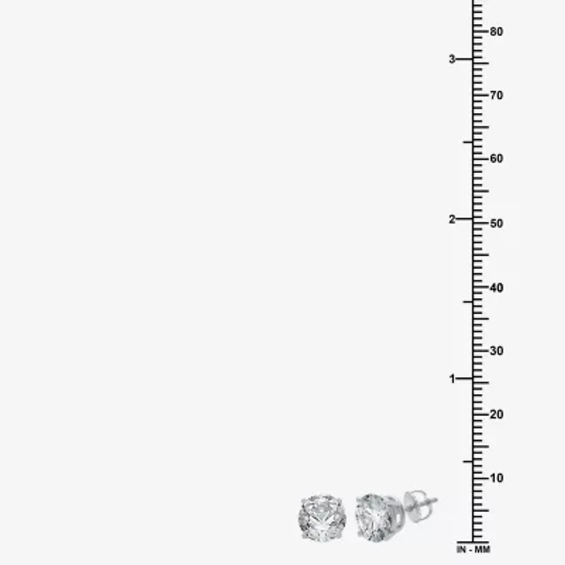 Ever Star (G / Vs1-Vs2) CT. T.W. Lab Grown White Diamond 14K Gold Round Stud Earrings