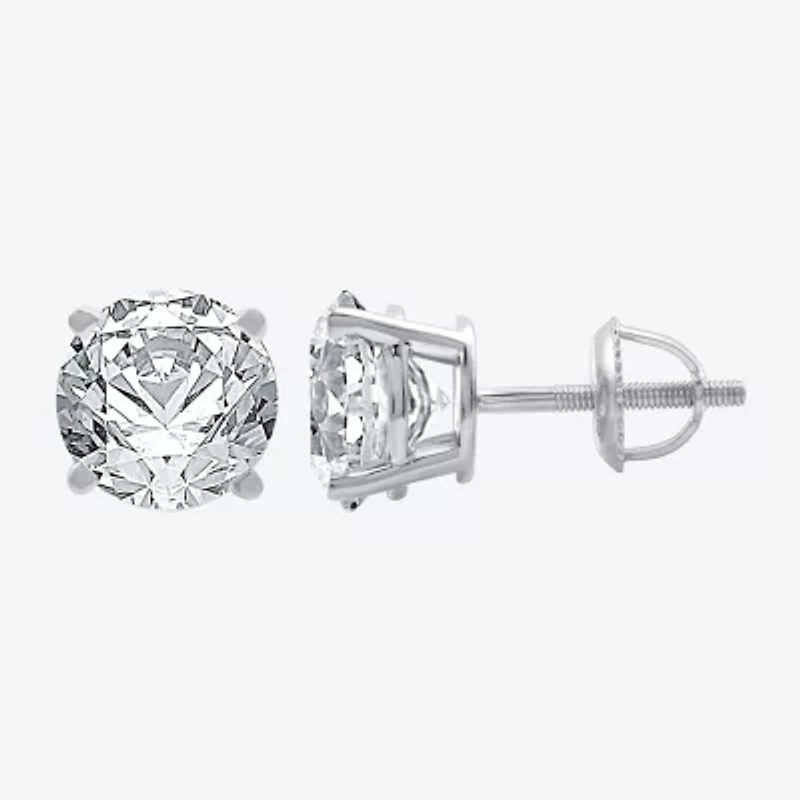 Ever Star (G / Vs1-Vs2) 5 CT. T.W. Lab Grown White Diamond 14K Gold Round Stud Earrings