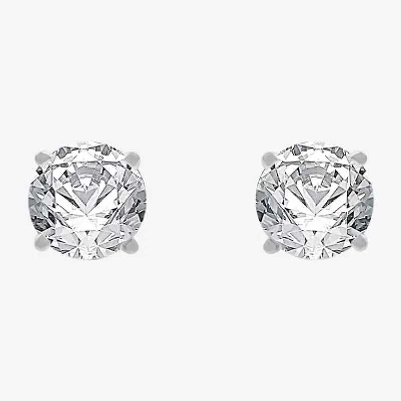 Ever Star (G / Vs1-Vs2) 5 CT. T.W. Lab Grown White Diamond 14K Gold Round Stud Earrings
