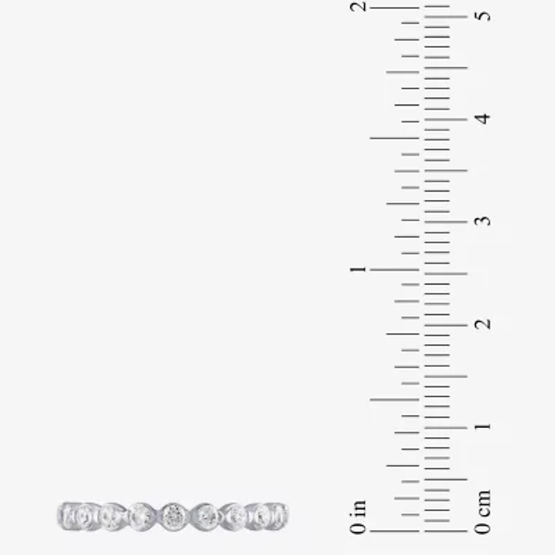 (G / Si2) Womens 2 CT. T.W. Lab Grown White Diamond 10K Gold Round Side Stone Bridal Set