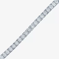 (I1-I2/ G-H) Womens 1/10 CT. T.W. Lab Grown White Diamond Sterling Silver Bolo Bracelet