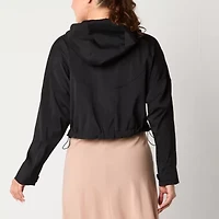 Xersion Womens Hooded Lightweight Tall Softshell Jacket
