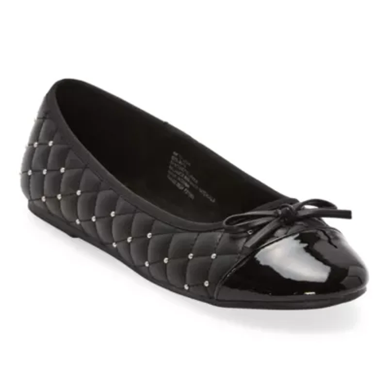 Thereabouts Lexa Little & Big Kid Girls Cap Closed Toe Ballet Flats