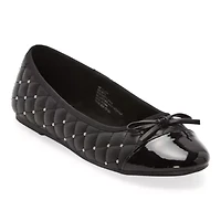 Thereabouts Lexa Little & Big Kid Girls Cap Closed Toe Ballet Flats
