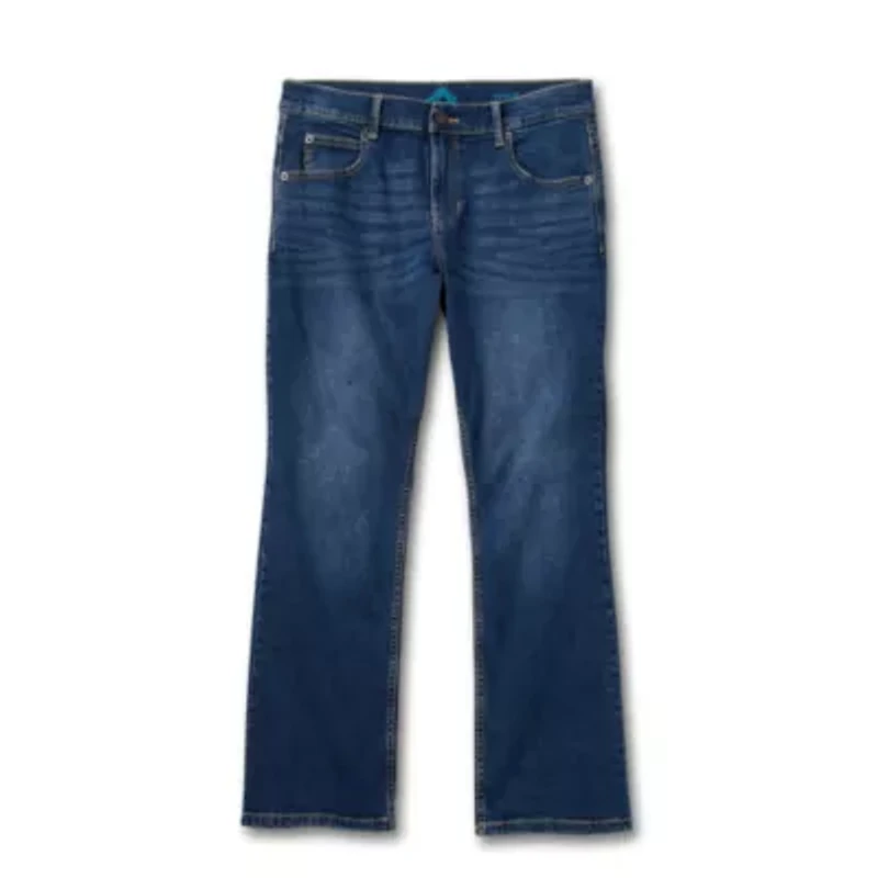 Thereabouts Little & Big Boys Adjustable Waist Stretch Fabric Regular Fit Bootcut Jean