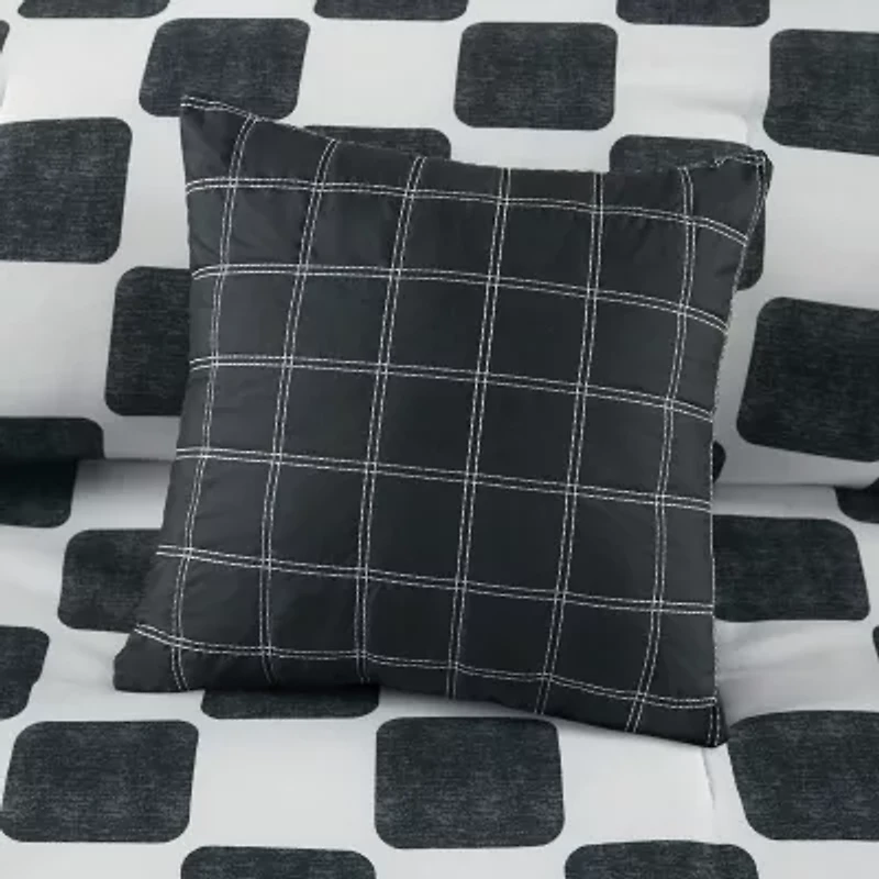 Intelligent Design Lana Checkered Midweight Comforter Set