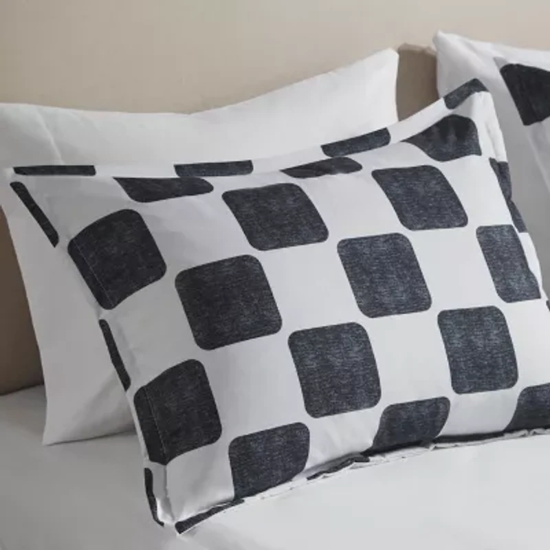 Intelligent Design Lana Checkered Midweight Comforter Set