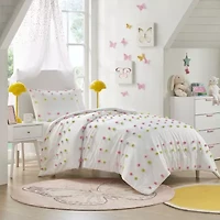 Intelligent Design Elsie Jacquard Midweight Comforter Set