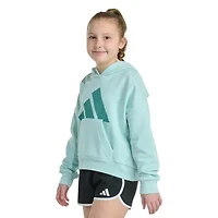 adidas Big Kid Girls Long Sleeve Fleece Hoodie