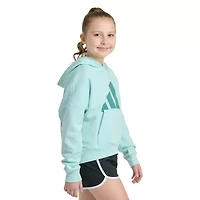 adidas Big Kid Girls Long Sleeve Fleece Hoodie
