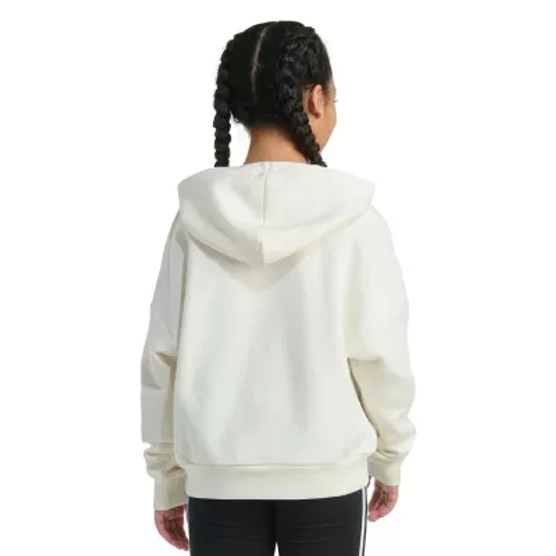 adidas Big Kid Girls Long Sleeve Fleece Active Hoodie