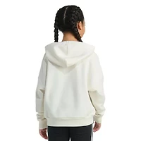 adidas Big Kid Girls Long Sleeve Fleece Active Hoodie