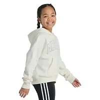 adidas Big Kid Girls Long Sleeve Fleece Active Hoodie