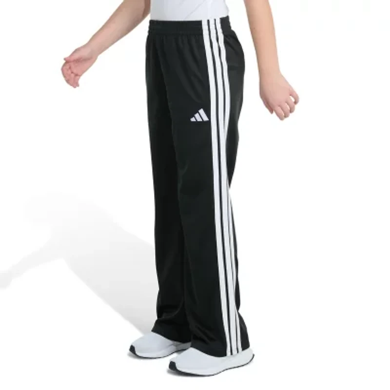 adidas Big Kid Girls Wide Leg Mid Rise Regular Fit Lounge Pant