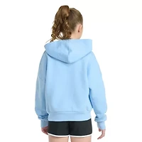 adidas Big Kid Girls Long Sleeve Fleece Active Hoodie