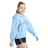 adidas Big Kid Girls Long Sleeve Fleece Active Hoodie