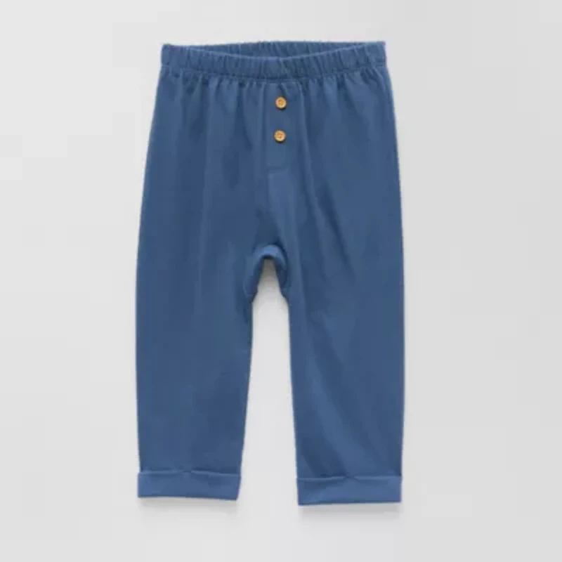 Okie Dokie Baby Boys Tapered Regular Fit Pull-On Pant