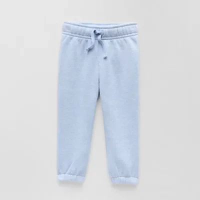 Okie Dokie Baby Boys Cuffed Regular Fit Fleece Pull-On Pant