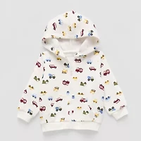 Okie Dokie Baby Boys Fleece Hooded Lightweight Jacket