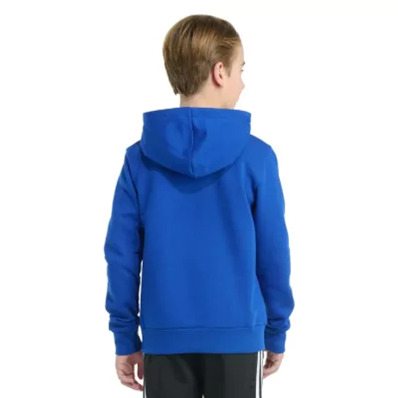 adidas Big Kid Boys Long Sleeve Fleece Active Hoodie