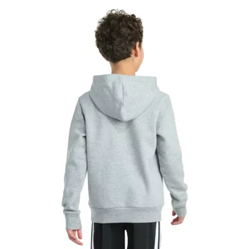 adidas Big Kid Boys Long Sleeve Fleece Active Hoodie