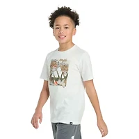 adidas Big Kid Boys Crew Neck Short Sleeve Regular Fit Graphic T-Shirt
