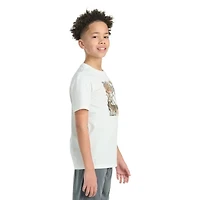 adidas Big Kid Boys Crew Neck Short Sleeve Regular Fit Graphic T-Shirt