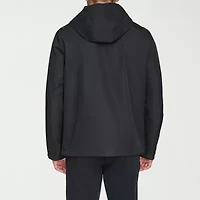 Dockers Mens Hooded Water Resistant Midweight Raincoat
