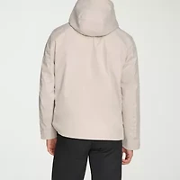 Dockers Mens Hooded Water Resistant Midweight Raincoat