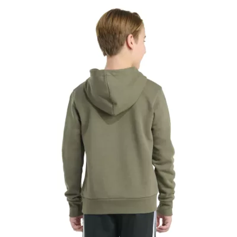 adidas Big Kid Boys Long Sleeve Fleece Active Hoodie
