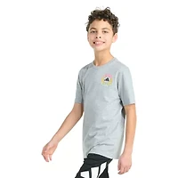 adidas Big Kid Boys Crew Neck Short Sleeve Regular Fit Graphic T-Shirt