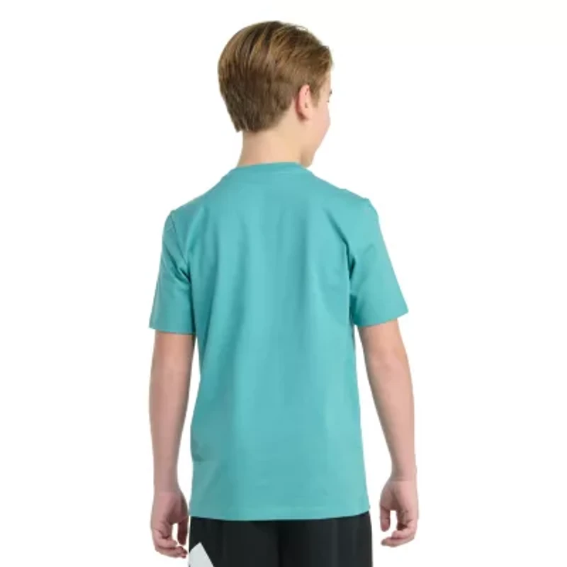 adidas Big Kid Boys Crew Neck Short Sleeve Regular Fit Graphic T-Shirt
