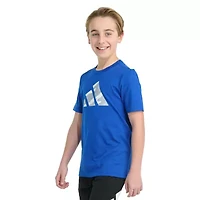 adidas Big Kid Boys Crew Neck Short Sleeve Regular Fit Graphic T-Shirt