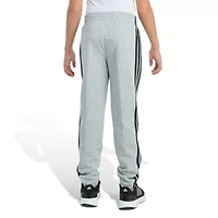 adidas Big Kid Boys Drawstring Waist Tapered Mid Rise Regular Fit Fleece Jogger Pant