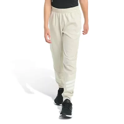 adidas Big Kid Boys Drawstring Waist Cuffed Mid Rise Regular Fit Jogger Pant