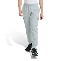 adidas Big Kid Boys Drawstring Waist Cuffed Mid Rise Regular Fit Fleece Jogger Pant