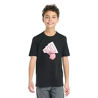 adidas Big Kid Boys Crew Neck Short Sleeve Regular Fit Graphic T-Shirt