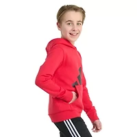 adidas Big Kid Boys Long Sleeve Fleece Active Hoodie