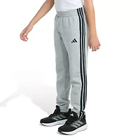 adidas Big Kid Boys Drawstring Waist Tapered Mid Rise Regular Fit Jogger Pant