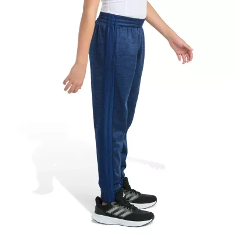 adidas Big Kid Boys Drawstring Waist Cuffed Mid Rise Regular Fit Jogger Pant