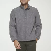 Dockers Mens Wind Resistant Interior Pockets Midweight Softshell Jacket