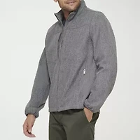 Dockers Mens Wind Resistant Interior Pockets Midweight Softshell Jacket