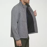 Dockers Mens Wind Resistant Interior Pockets Midweight Softshell Jacket