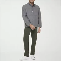 Dockers Mens Wind Resistant Interior Pockets Midweight Softshell Jacket