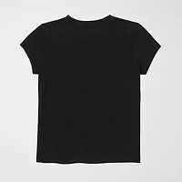 Disney Little & Big Girls Mulan Portrait Crew Neck Short Sleeve Graphic T-Shirt