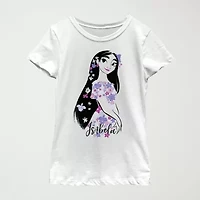 Disney Encanto Little & Big Kid Girls Crew Neck Short Sleeve Slim Fit Graphic T-Shirt